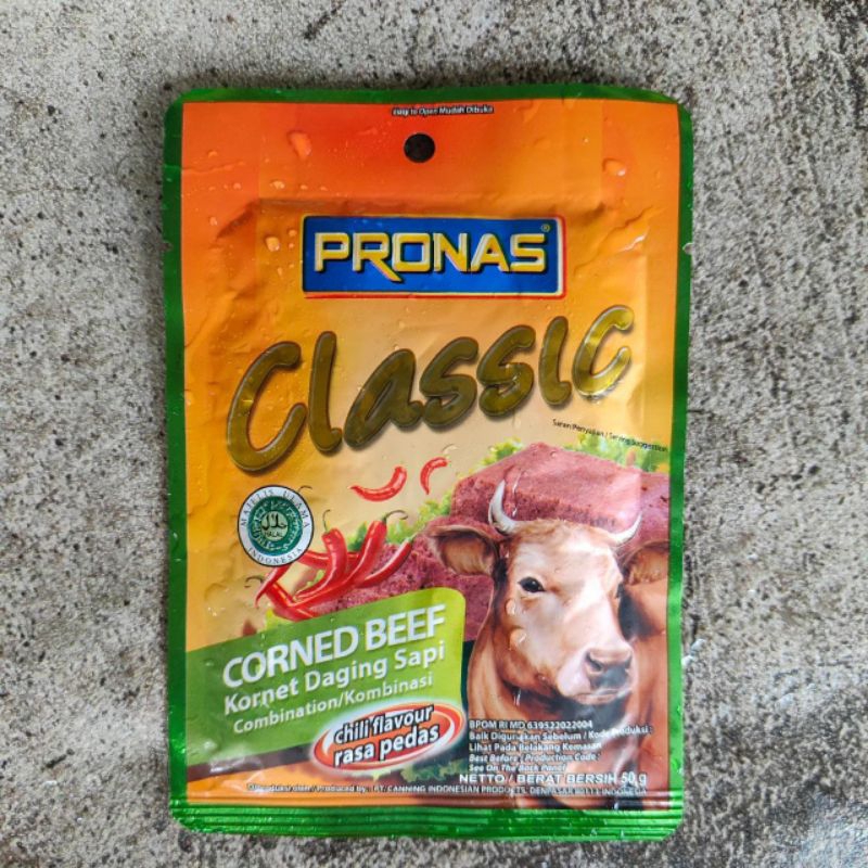 

PRONAS CORNED BEEF CHILI FLAOVOUR 50gr