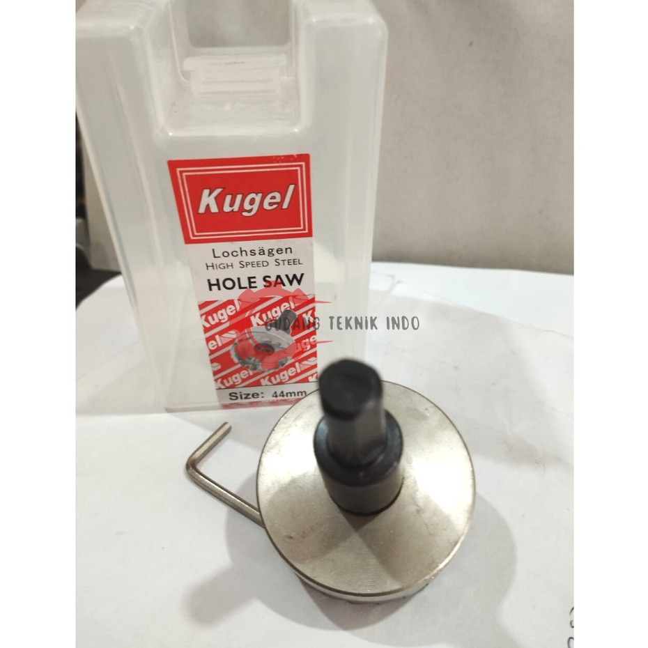 Hole Saw HSS 44mm KUGEL / Hole Saw Besi 44mm KUGEL / Mata Bor Besi