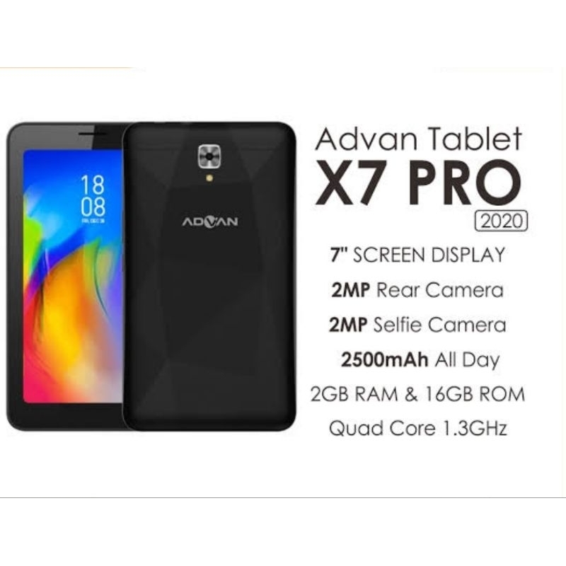 Tablet Advan X7 pro Ram/Rom 2Gb/16Gb normal preloved