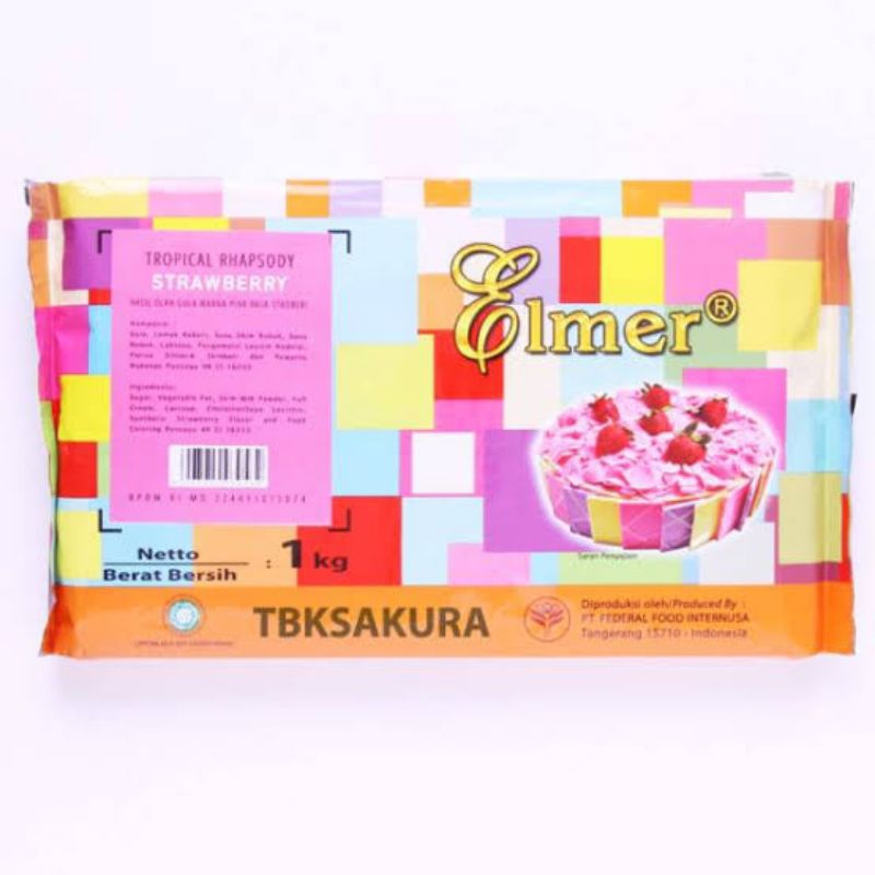 

ELMER Compound Tropical all variant pack 1kg ( Coklat Masak )