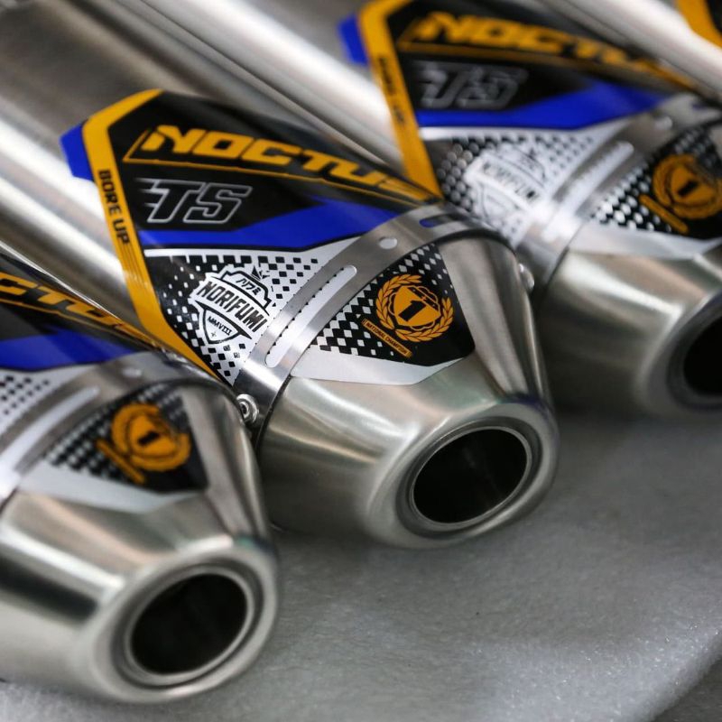 KNALPOT NORIFUMI NOCTUS T5 STAINLESS ORIGINAL T 5 CRF 150 KLX 150/BF WR 155