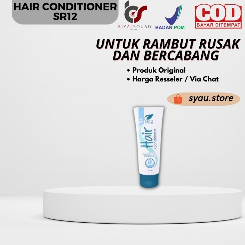 SR12 HAIR CONDITIONER / MELEMBUTKAN RAMBUT / KONDISIONER PENCEGAH KETOMBE / RAMBUT HITAM BERKILAU