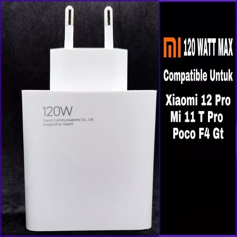 ORIGINAL POWER CHARGER XIAOMI TYPE C 120W TURBO CHARGE REDMI NOTE 10/10T/ 11/11T/11 PRO/MI 10/ MI 11/ Mi10T/Mi11T/POCO F3/F4/M4 PRO TC/CASAN