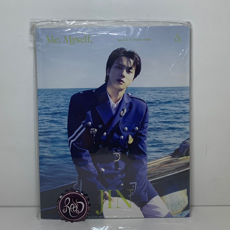 [READY STOCK] BTS Jin Photofolio - Special 8 Photo-Folio Me, Myself, and Jin ‘Sea of JIN island’