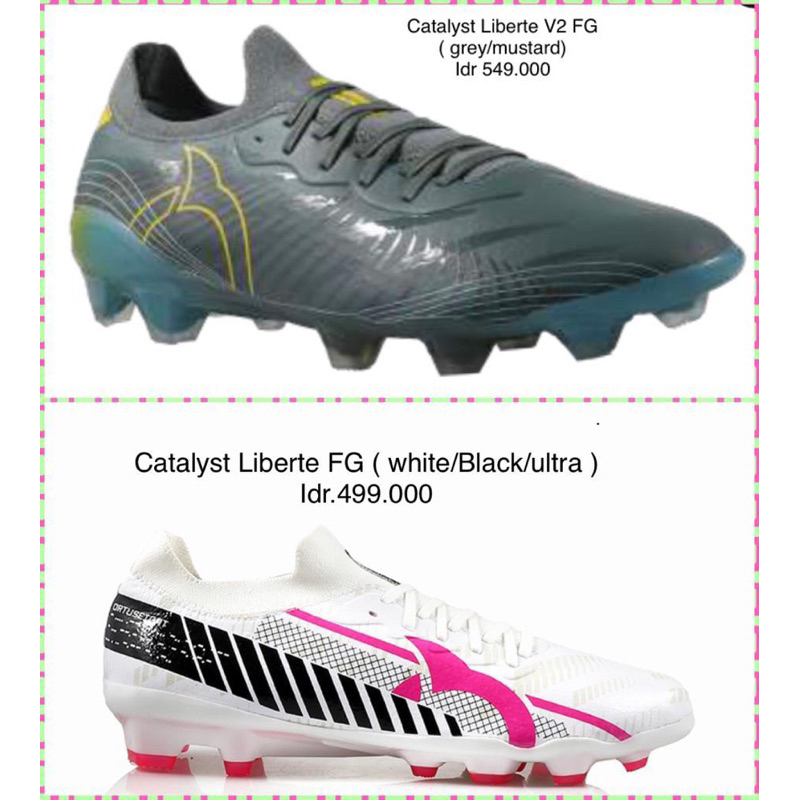 Sepatu Bola Ortuseight Catalyst Liberte FG/Catalyst Liberte V2 FG