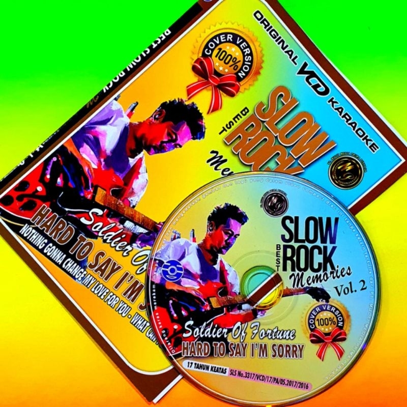 KASET VCD ORIGINAL LAGU KARAOKE POP BARAT SLOW ROCK-VOCAL ON OF AKTIF-LAGU BARAT LAWAS-LAGU BARAT LA