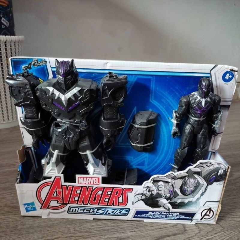Mainan Anak Marvel Avengers Mech Strike Black Panther