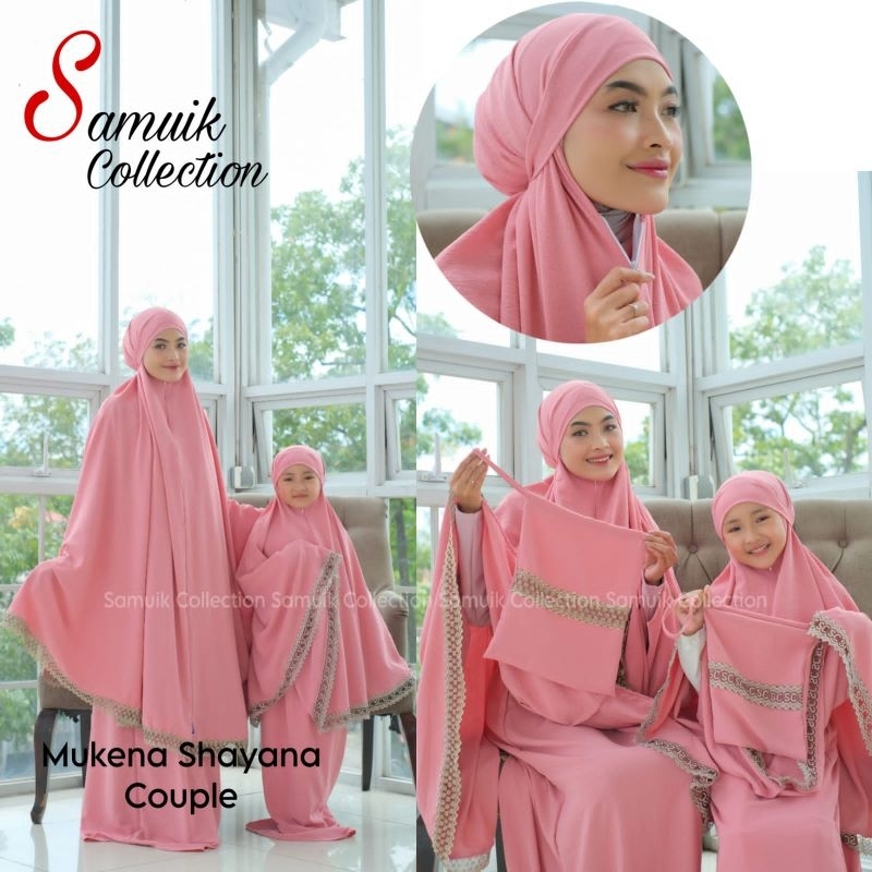MUKENA COUPLE SHANAYA 2IN1 MATT KRINGKEL BY SAMUIK COLLECTION