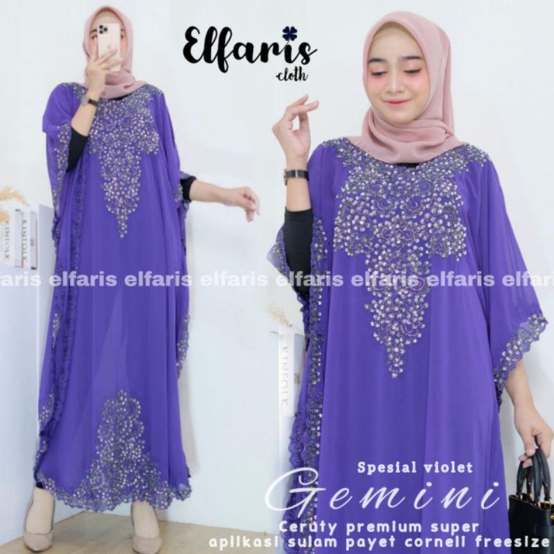 GEMINI KAFTAN WANITA TERBARU BY ELFARIS