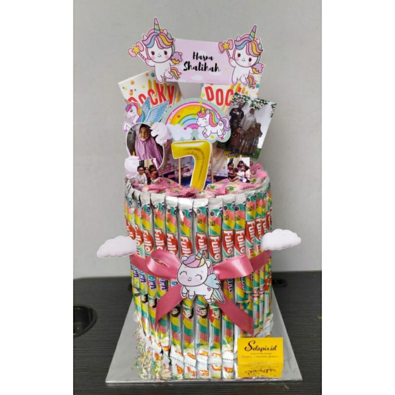 SNACK TOWER SINGLE LAYER + POCKY + MONEY PULL OUT