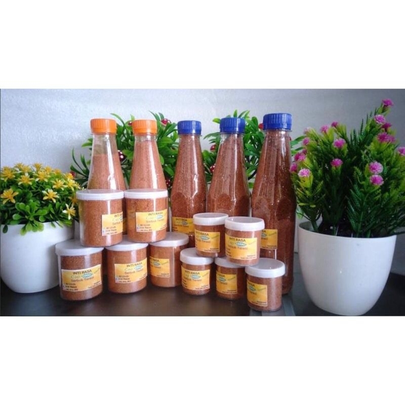 

Serbuk Terasi Uk. Besar/Bubuk Buah/Bumbu Buah /Bumbu Manisan Khas Singkawang Inti Rasa
