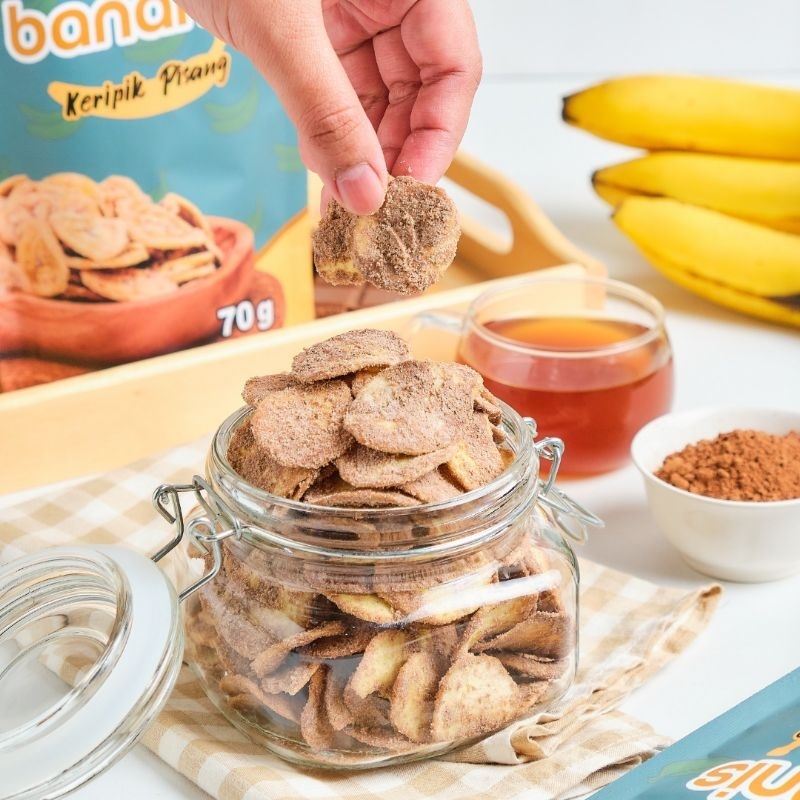 

KERIPIK PISANG ANEKA RASA BANANIS COKLAT - OLEH OLEH BANDUNG