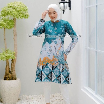 BATIK COUPLE KEMEJA TUNIK BATIK SARIMBIT