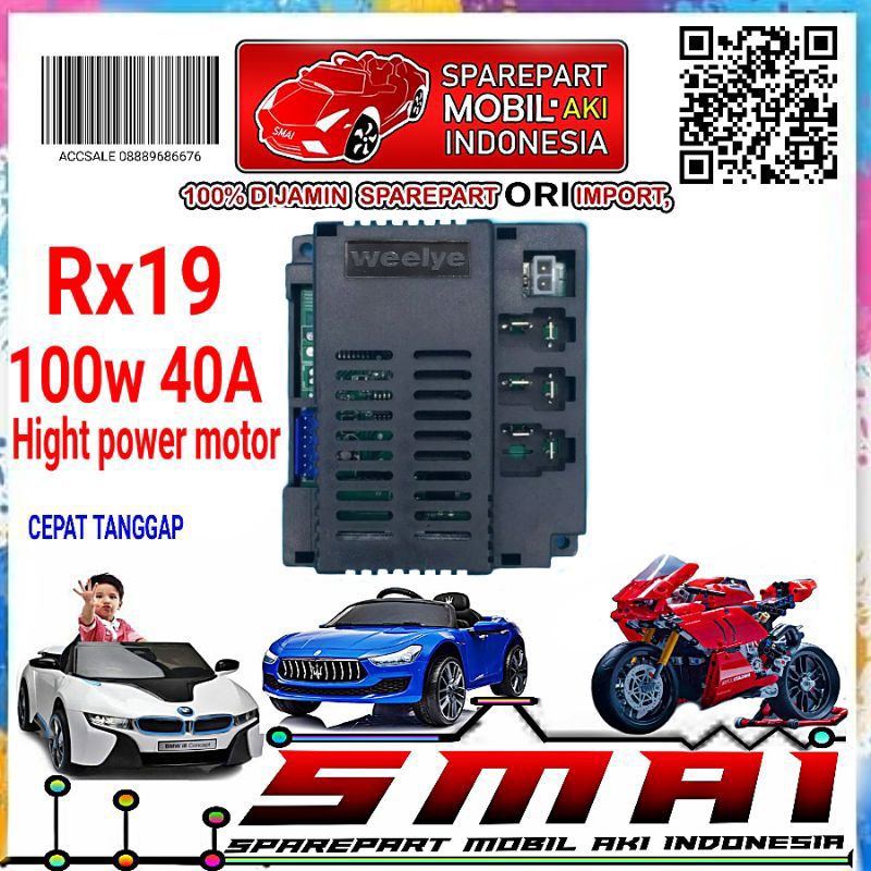 Receiver Mobil Aki Anak RX-19/Mesin Receiver RX-19