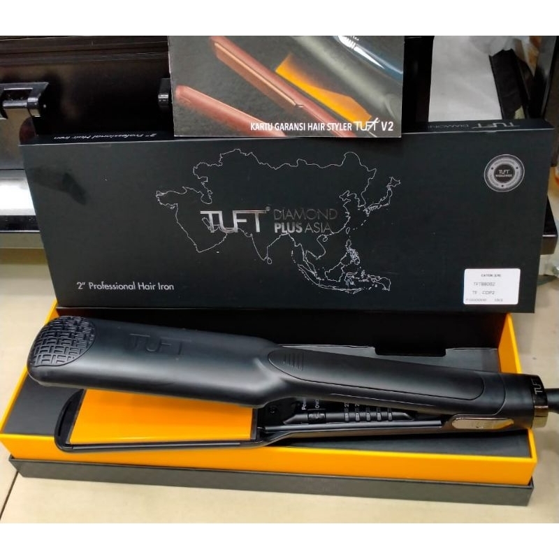 catok rambut TUFT DIAMOND 2IN original plat lebar