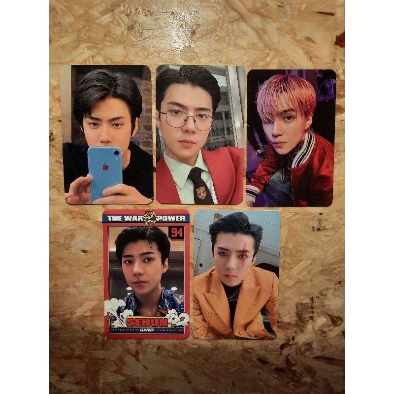 Photocard PC Sehun WAL, 1 Billion, Power, Obsession