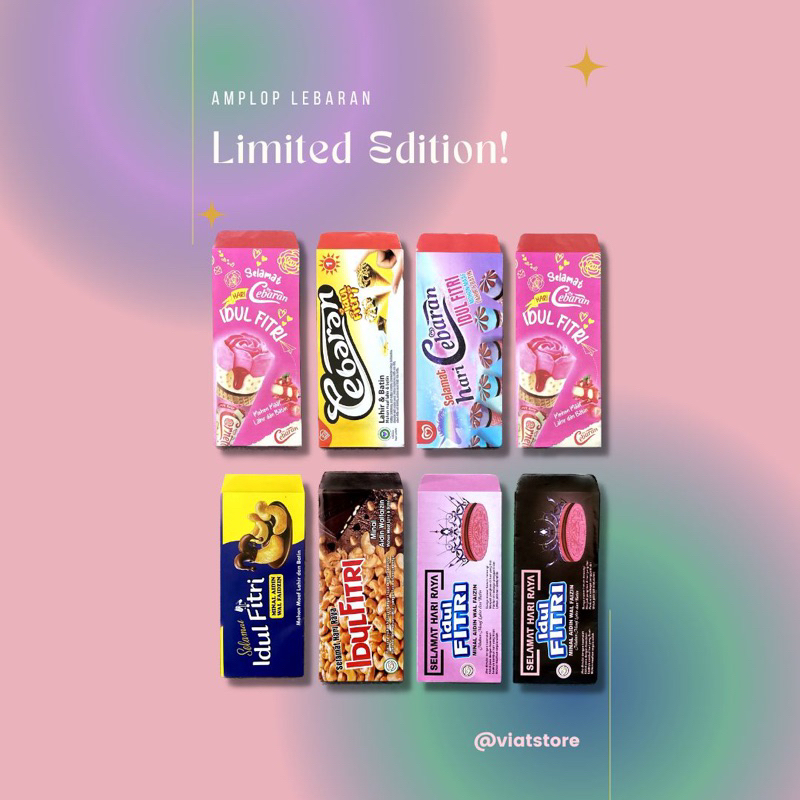 

amplop lebaran panjang motif snack limited edition