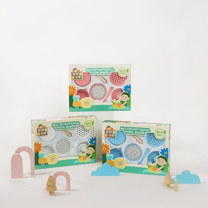 Lilbul Multifunctional Food Maker / Lilbul Feeding Set Food Maker 7 in 1 / Food Maker / Peralatan MPASI bayi  /