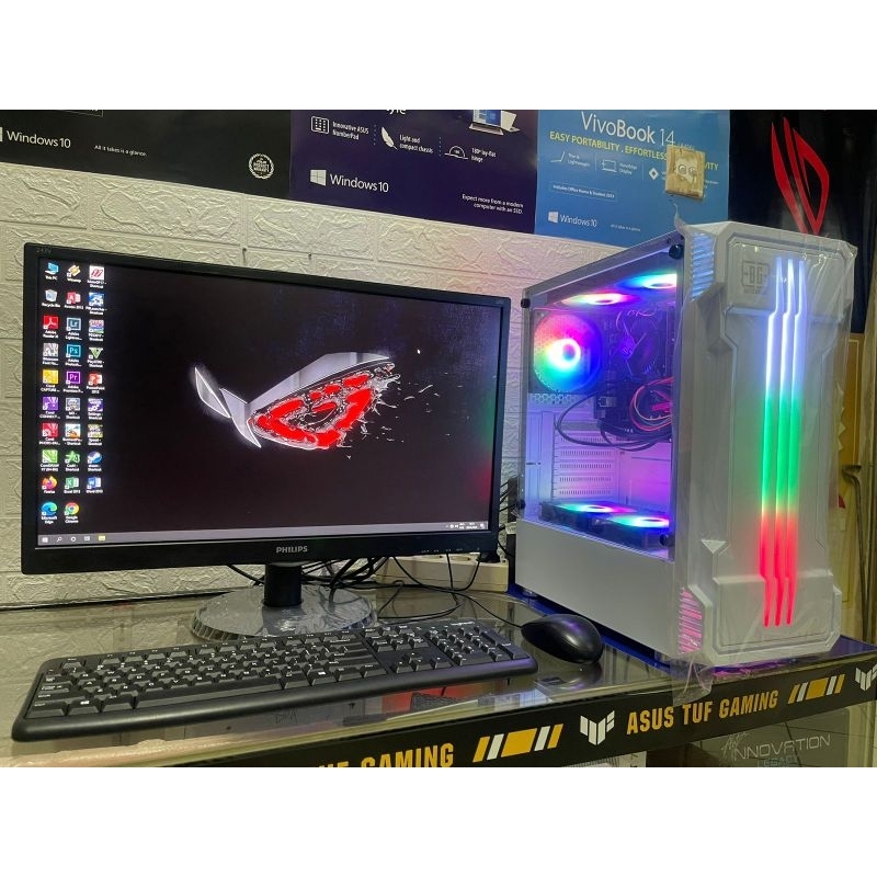 PC GAMING CORE I5 4590 + LED 24 INC + SSD240 BERGARANSI
