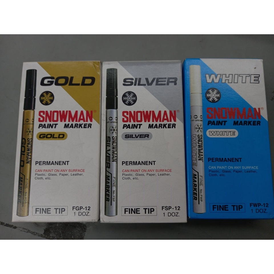 

SPIDOL CAT PERMANEN / PAINT MARKER FWP-12, FGP-12, FSP-12 SNOWMAN (DUS)