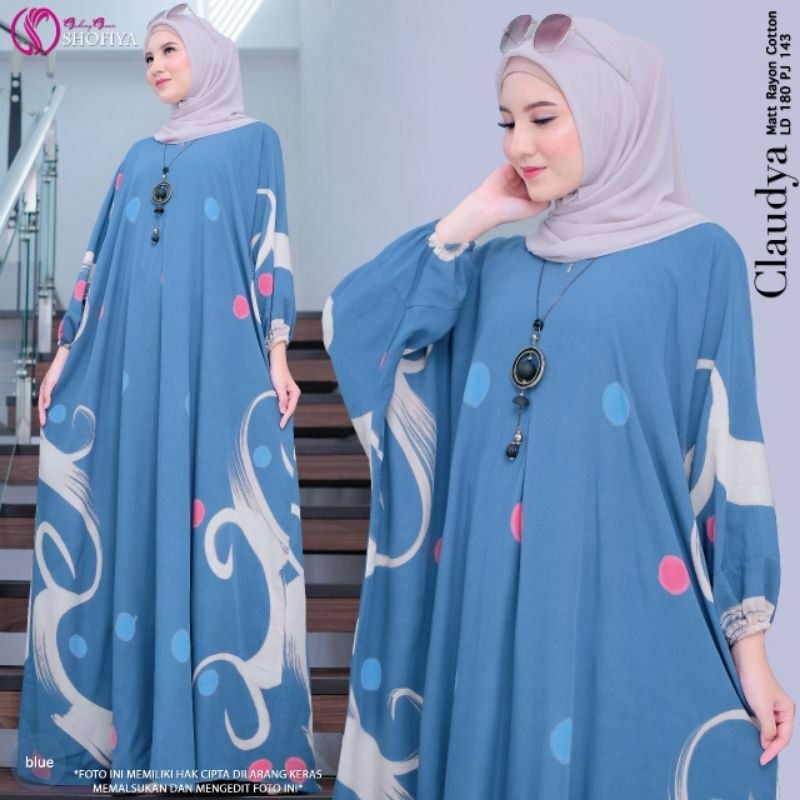 KAFTAN JUMBO KEKINIAN RAYON PREMIUM LD 170 BUSUI RESLETING DEPAN BAJU KELELAWAR TERBARU TERMURAH