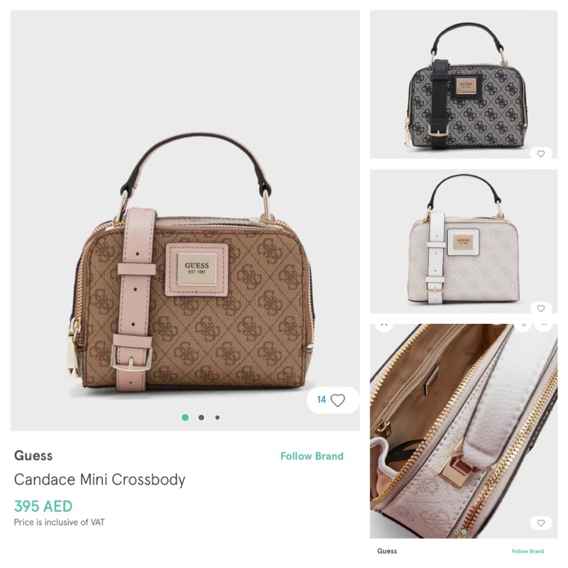GUESS CANDACE MINI CROSSBODY CAMERA BAG