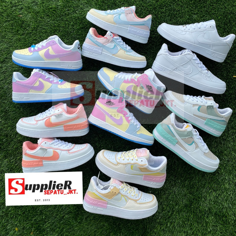 SEPATU AIR FORCE 1 UV CHANGE COLOR IN SUN ( BISA BERUBAH WARNA DIBAWAH TERIK MATAHARI)WOMEN