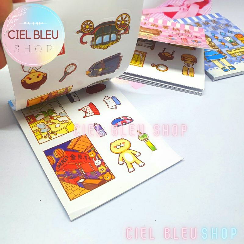 ( NEW ) 12 PCS STIKER  DECO AESTHETIC BOOK TUMBLER LUCU