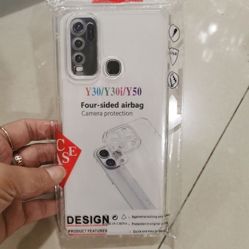 CASE VIVO Y30 / Y30i / Y50 CLEAR HD TEBAL 2.0MM  BENING SOFTCASE