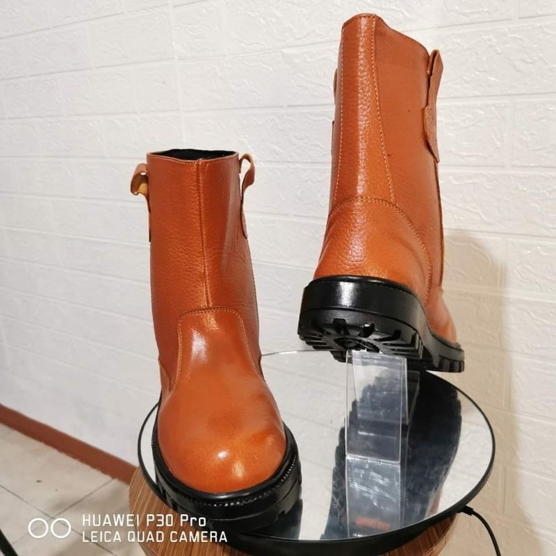 Sepatu Safety Kulit Pria King Ramses 805 ( Produksi Sendiri  )