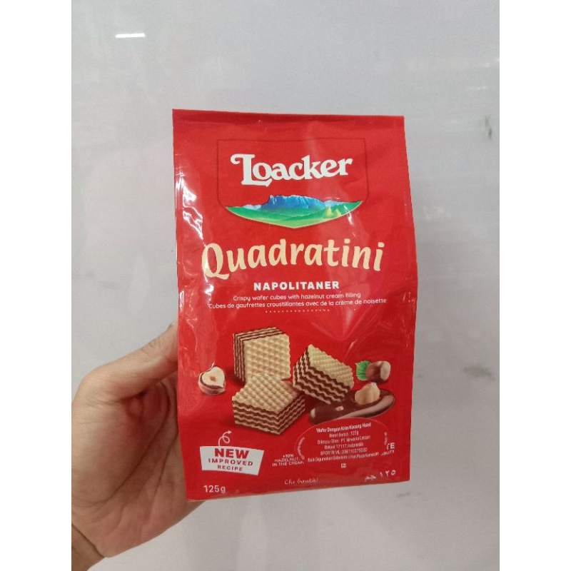 

Loacker Quadratini Chocolate & Napolitaner 125g.