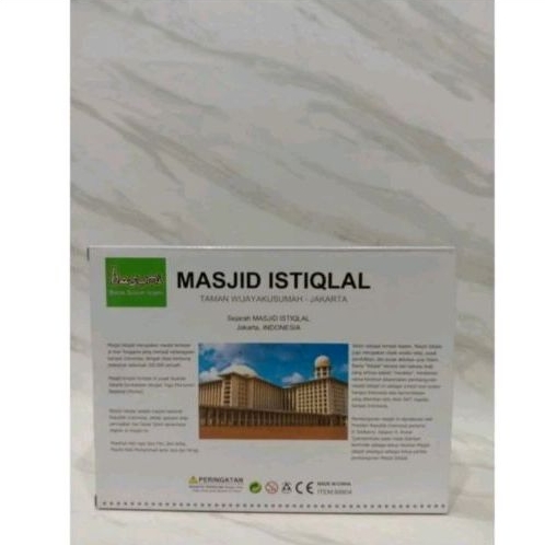 Mainan brick basumi masjid Istiqlal