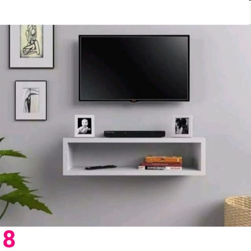 Rak dinding minimalis/rak dinding persegi panjang kayu jati belanda