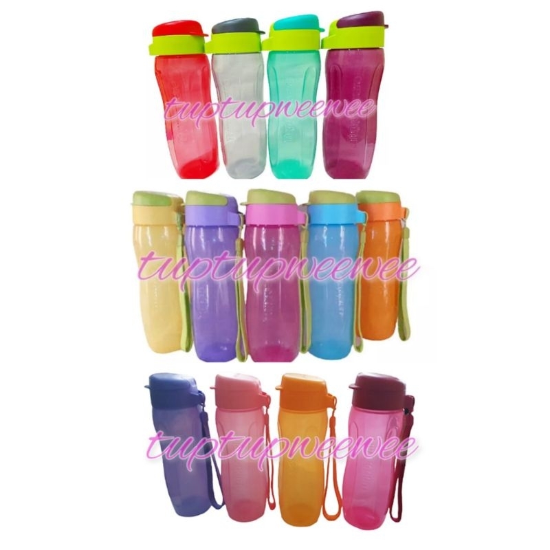 tupperware eco bottle botol 500ml fashion tutup flip free tali New-Ori