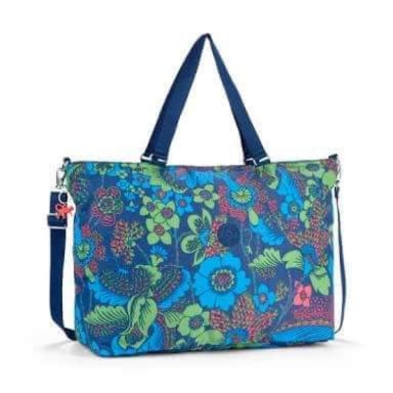 [𝗡𝗘𝗪] TAS DIAPER BAG / BABY BAG / GYM / TRAVELLING KIPLING XL Travel Bag Authentic - Floral original