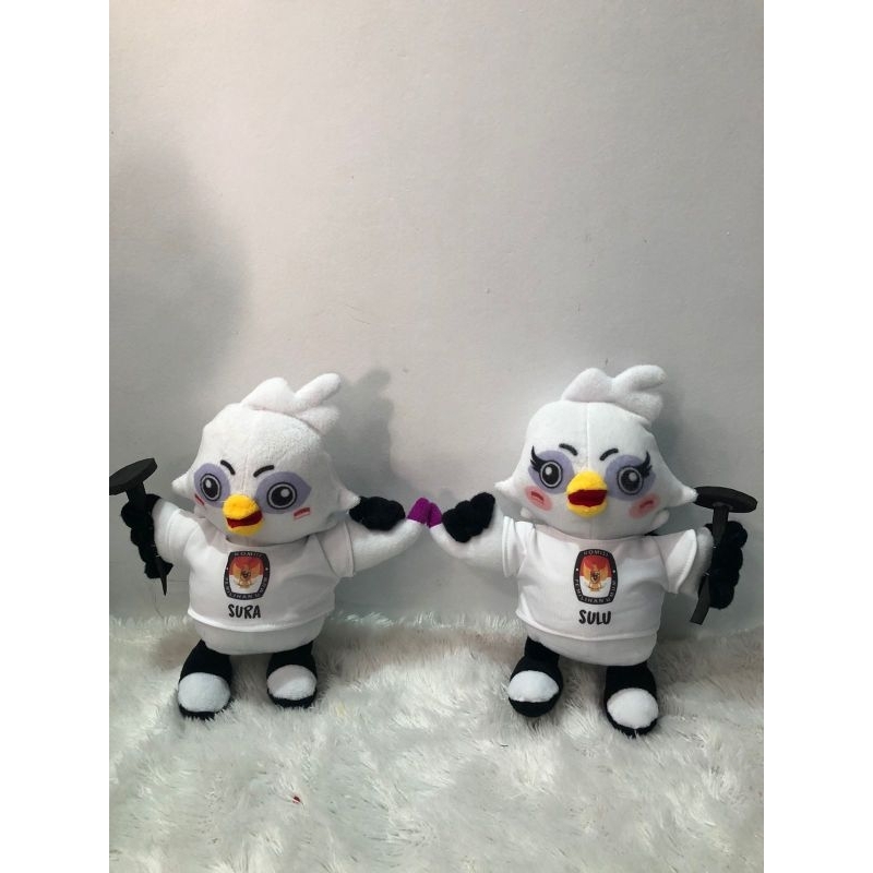 Boneka Maskot KPU Sura &amp; Sulu | Boneka Maskot Pemilu