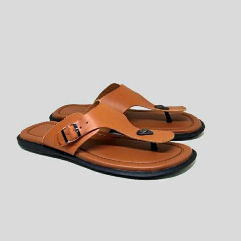 MGIO-11 Sandal Jepit Super JUMBO Pria 43-48 Jepit Kulit Premium Style Clasic Jepit Kaki JUMBO Kaki Bule