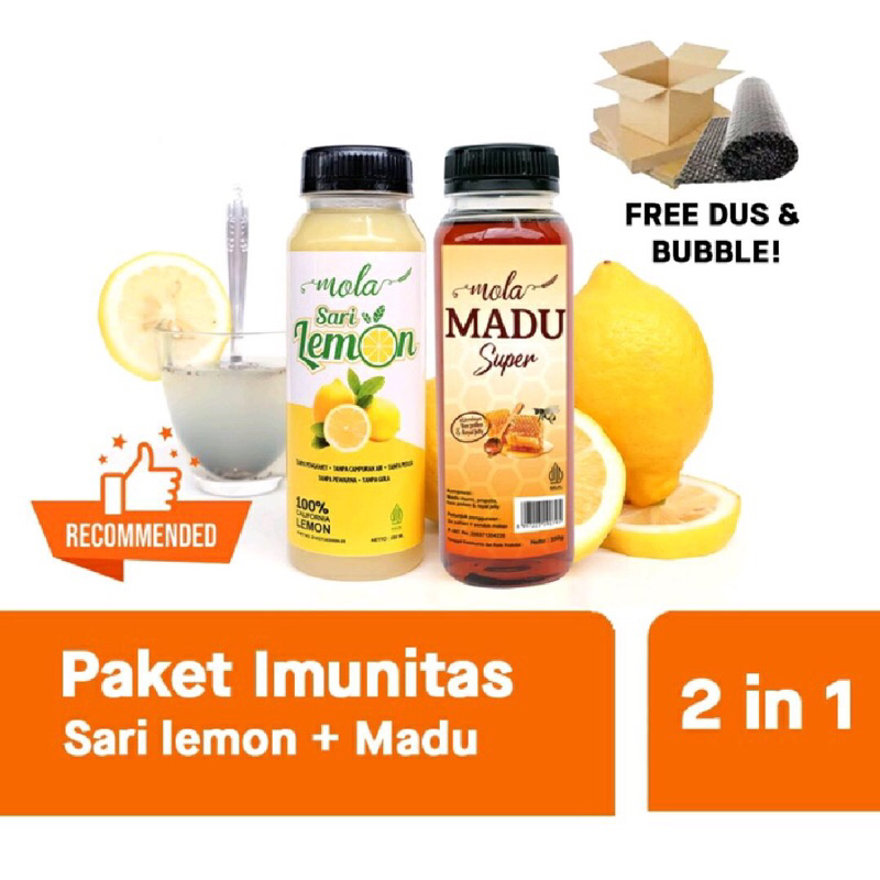 

Paket Imunitas 2 in 1 Madu + Sari Lemon