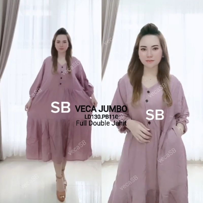 DRESS JUMBO VECA BAJU WANITA JUMBO XXXL