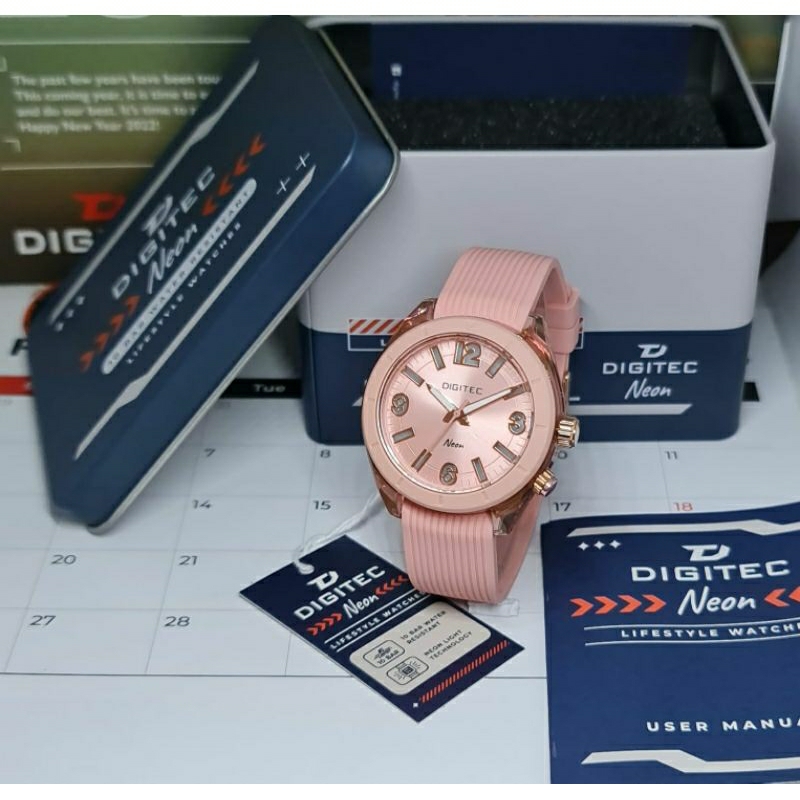 DIGITEC ORIGINAL 9100BDN Jam Tangan Pria Wanita Analog Terlaris