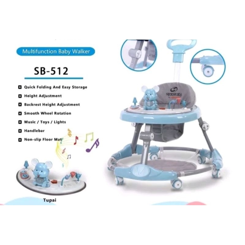 DIJAMIN TERMURAH Baby Walker Apolo Space Baby SB 513 /SB513 /SB512 / SB 511 / SB316 / SB711 711 GYRO 701 / GYRO 702