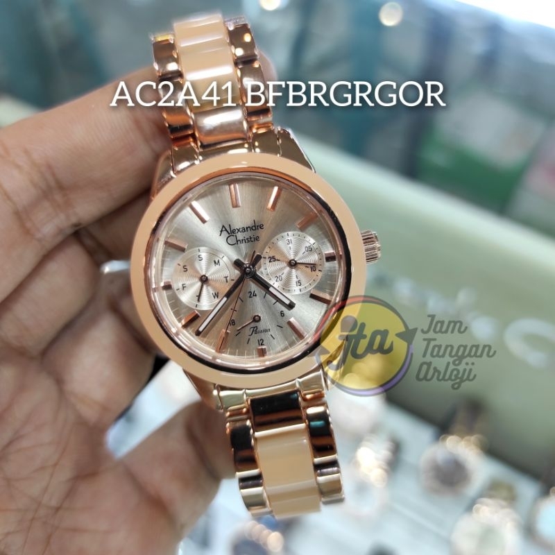 New Alexandre Christie Wanita AC2A41 Orenz Jam Tangan Cewek AC 2A41 BFBRGRGOR