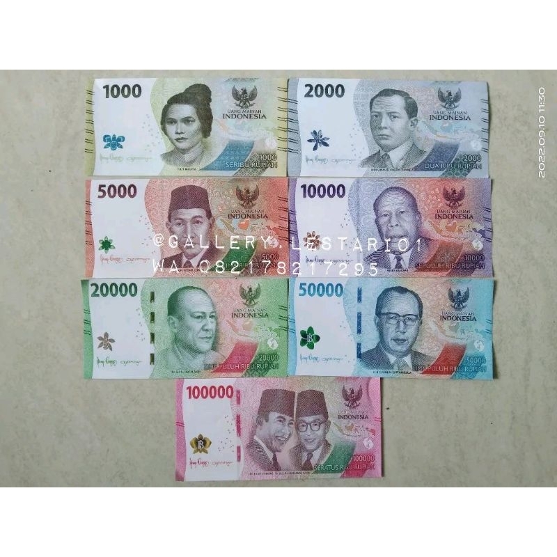 (8.000/20Lembar) Repika uang mahar/uang mainan/bahan mahar