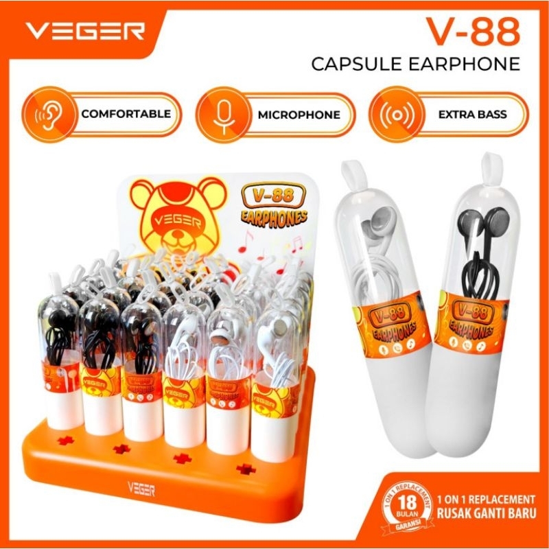 HEADSET VEGER V88 SATUAN