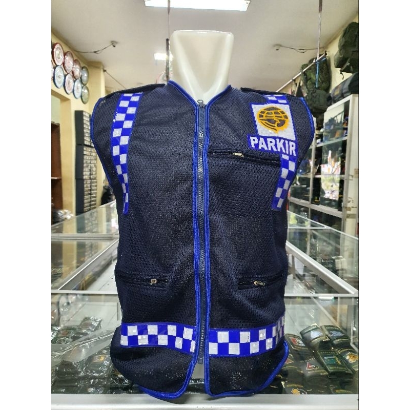 Rompi Jaring Tukang Parkir | Rompi jaring Parkir biru | Rompi Parkir jaring Dishub