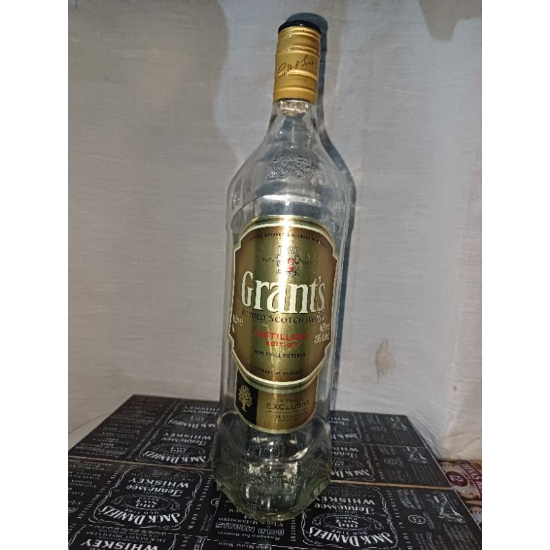 botol bekas botol kosong botol kaca ukuran 1 liter