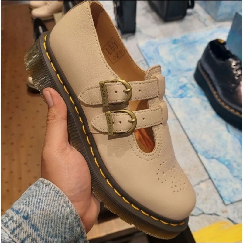 SALE SEPATU DOCMART DR MARTENS MARY JANE BEIGE PEACH 36 - 42 NEW ORIGINAL