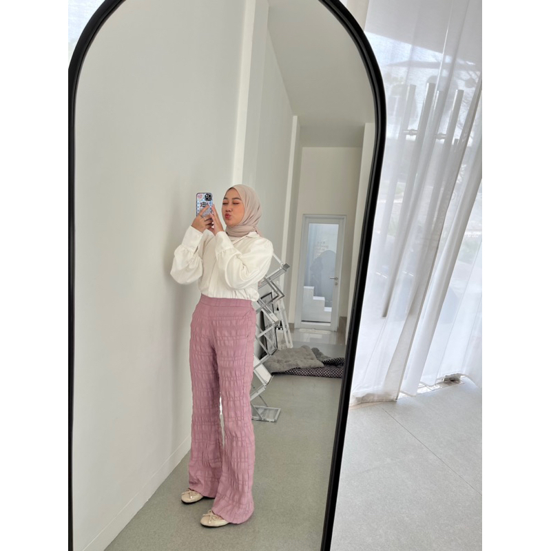 Sofia Pants / Crinkle Pants / Flare Pants