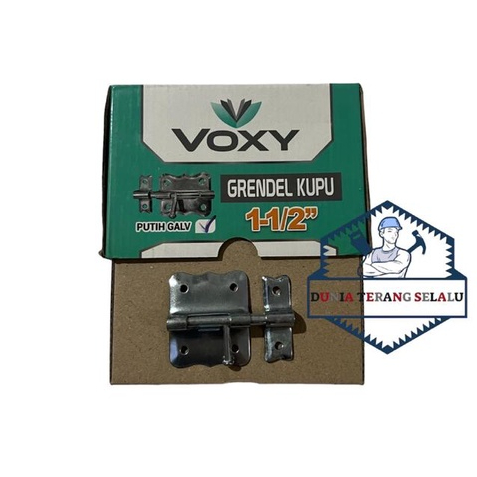 Grendel KUPU VOXY 11/2&quot; Hitam atau Putih - Gerendel Kupu Kecil 1 1/2 in- Slot Kunci Pintu - Selot Pintu model Kupu-Kupu 1.5 VOXY