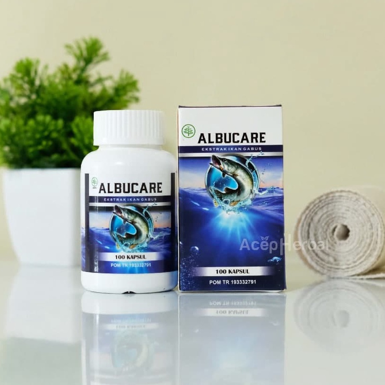 Albucare Obat Luka Bakar Koreng Bernanah Diabetes Agar Cepat Kering Isi 100 Kapsul BPOM Original